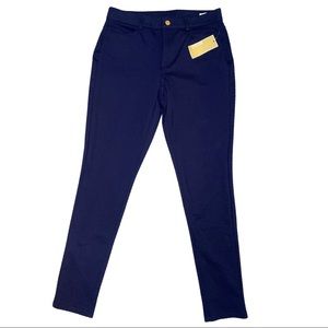 NWT MICHAE KORS STRETCH BLUE SKINNY PANTS